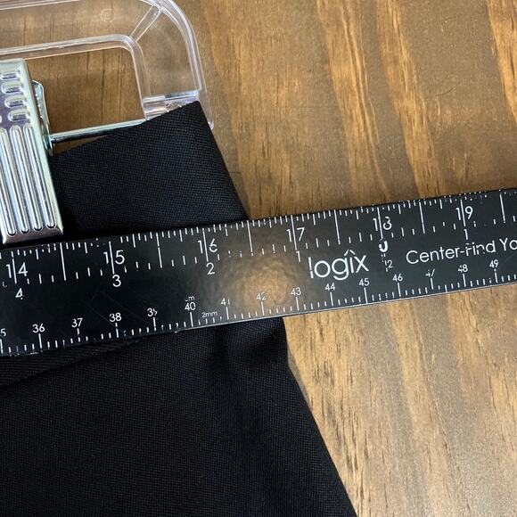 Banana Republic Womens Pants Black High Rise Jackson Fit Wool Blend Stretch 8 - Picture 7 of 12